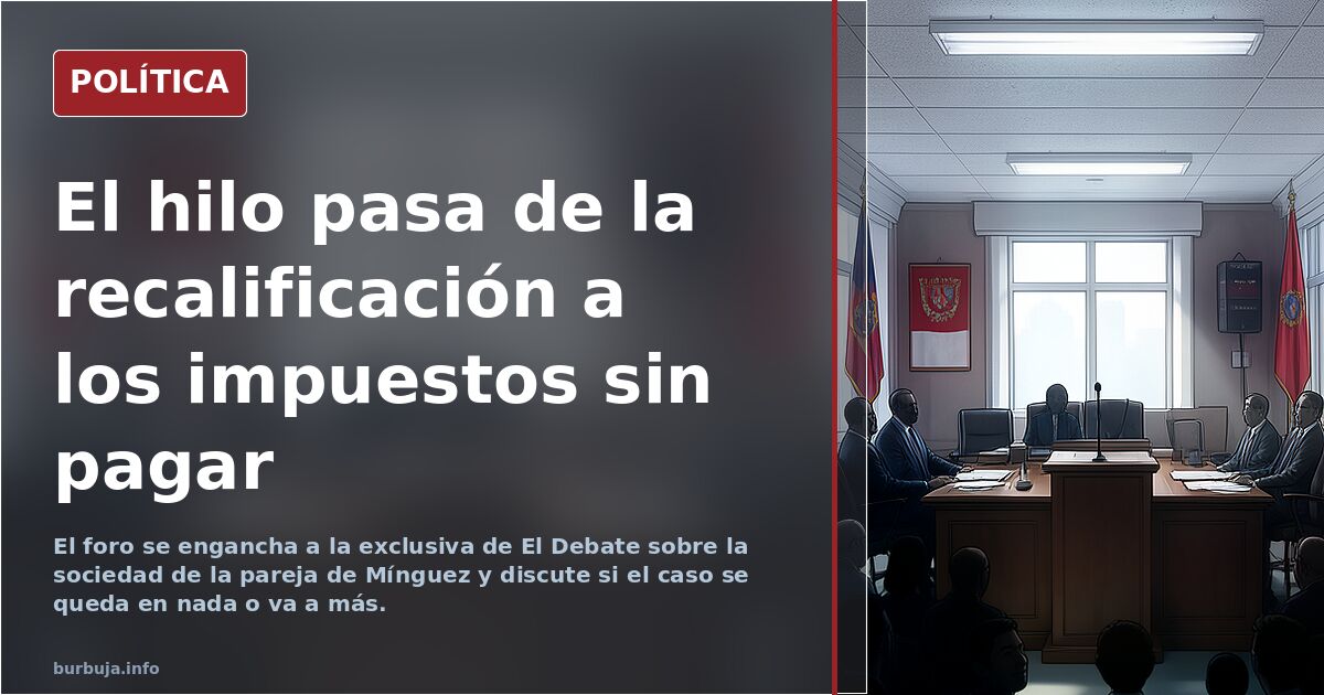 El hilo pasa de la recalificación a los impuestos sin pagar