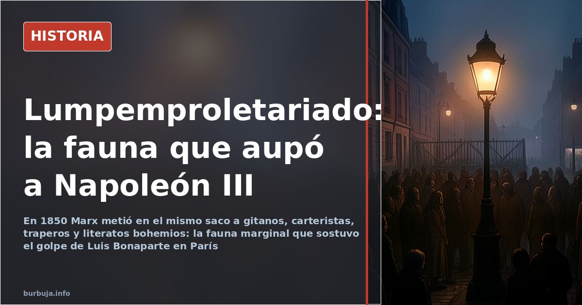 La bohème de 1850: la fauna marginal que encumbró a Napoleón III