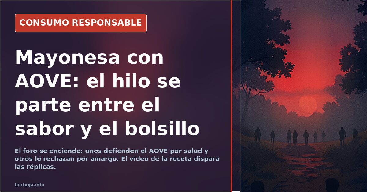 Me enganché a la mayonesa auténtica