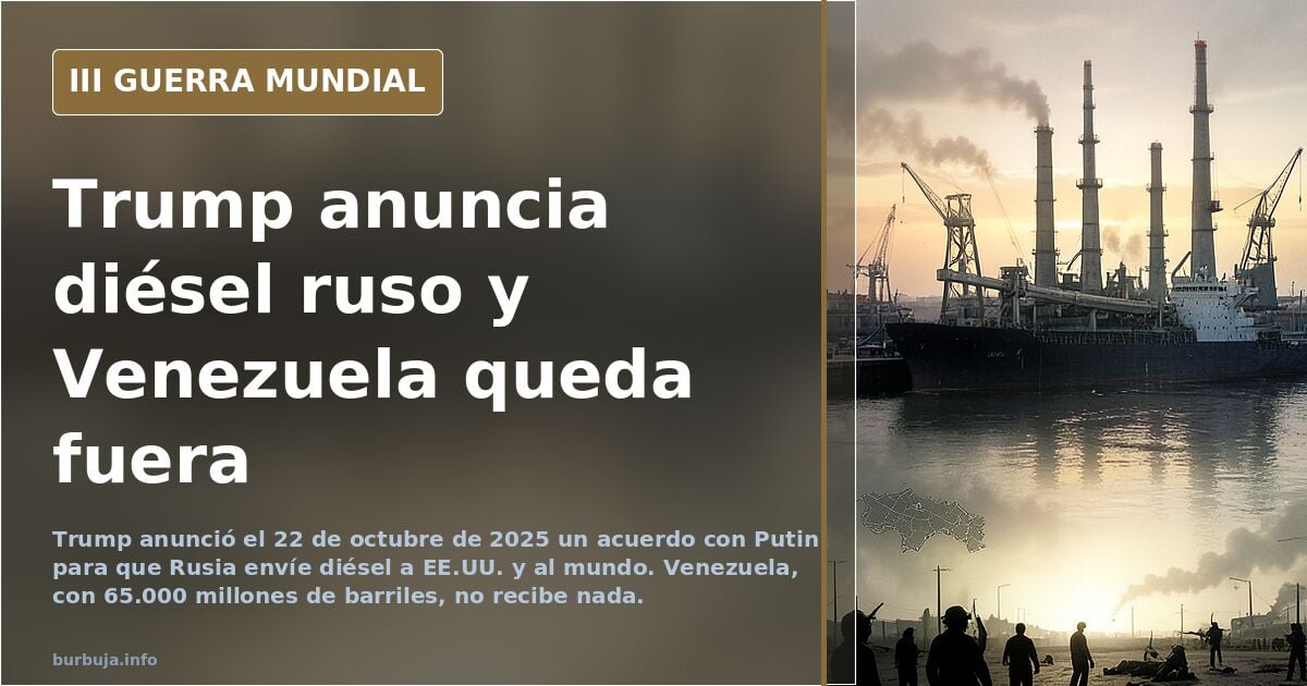 ¿Porqué Basurrusia recibirá (de los EEUU) 7,410 millones de dólares x su petróleo y Venezuela ni un dólar x sus 65 mil millones barriles de los EEUU?