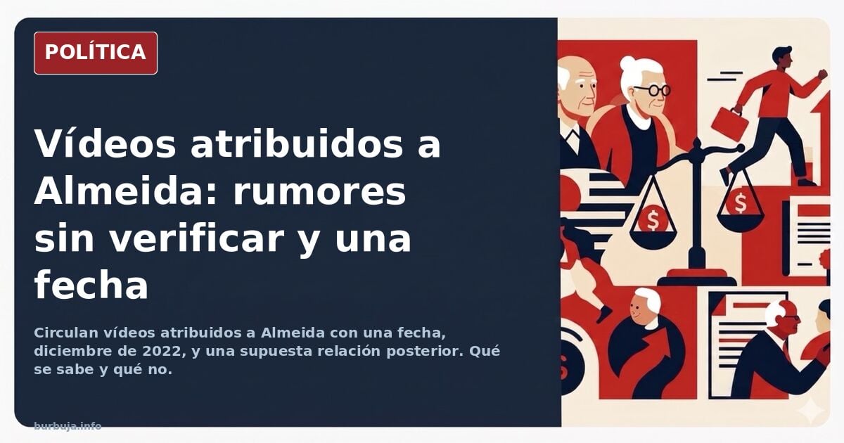 ❗️❗️ Qué son esos rumores sobre el Sr Almeida Carapolla y unos vídeos con un señor ??