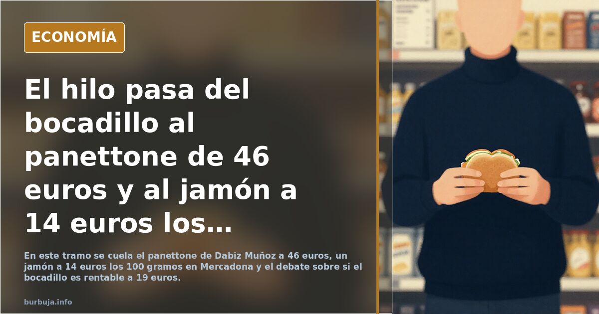 19 euros por un bocadillo de jamón de Dabiz Muñoz, ¿lo veis normal?