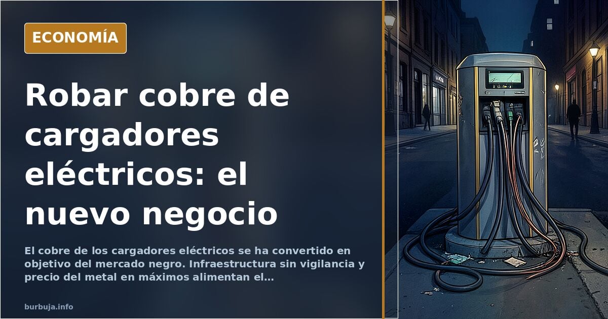 El cobre de los cargadores eléctricos, en el punto de mira