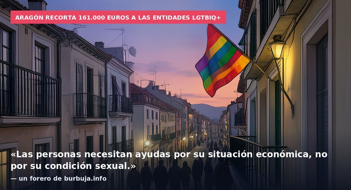 Vox elimina ayudas específicas para personas LGTBIQ+ y sus familias en Aragón