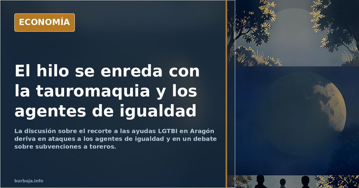 Vox elimina ayudas específicas para personas LGTBIQ+ y sus familias en Aragón