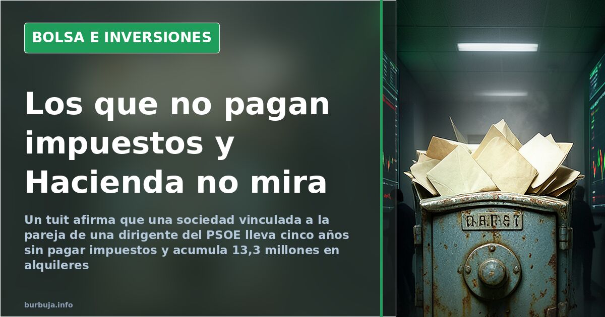 Gráfico bursátil en terminal financiera con velas verdes y rojas sobre fondo oscuro que ilustra el impago fiscal de sociedade