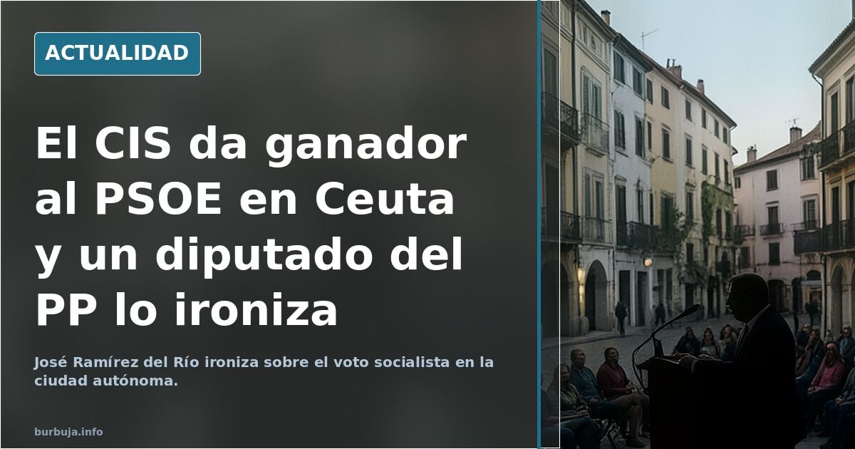 El CIS ha dado como ganador para las elecciones generales en Ceuta al PSOE