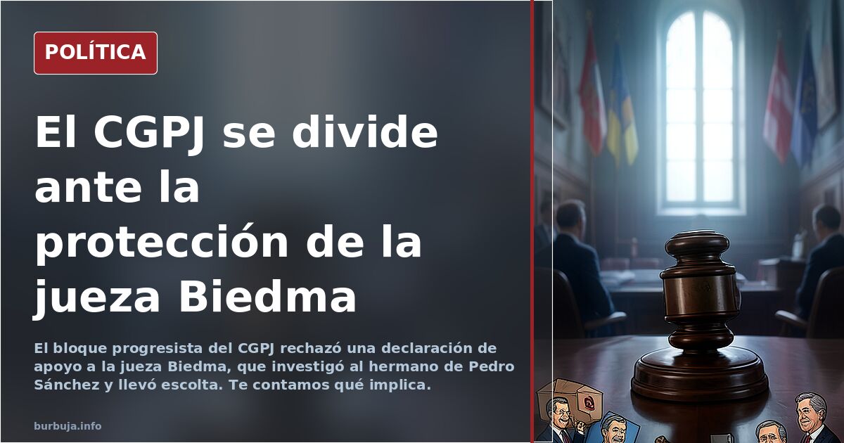 Biedma y los jueces presuntamente progresistas (Editorial de El ABC)