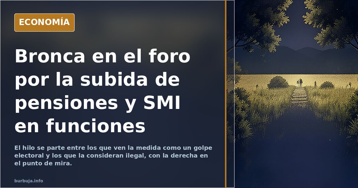 A por la mayoria absoluta va el perro, #ÚLTIMAHORA | Cuerpo avanza que el Gobierno subirá las pensiones y el salario mínimo aún estando en funciones.