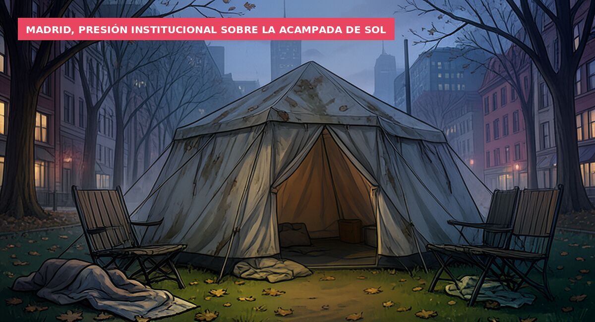 Madrid, presión institucional sobre la acampada de Sol