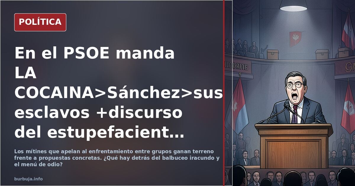 ¿Quién manda de verdad en el PSOE? Debate sobre el poder interno