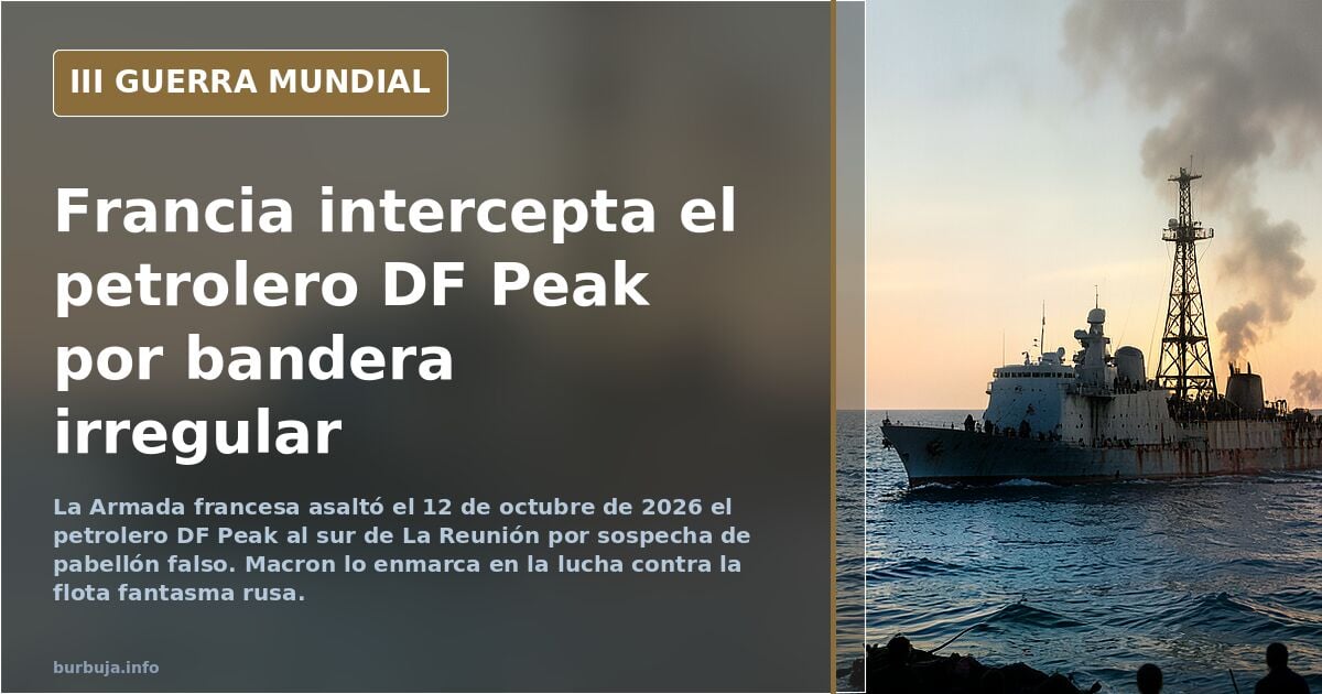 Petrolero ruso incautado por la Armada Francesa en aguas de Madagascar.