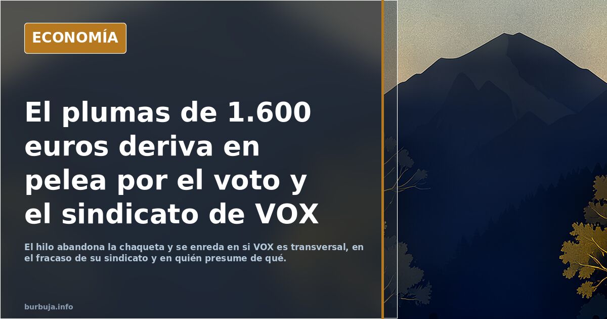 Jóvenes con plumas caros y pucherazo: ¿qué está pasando?