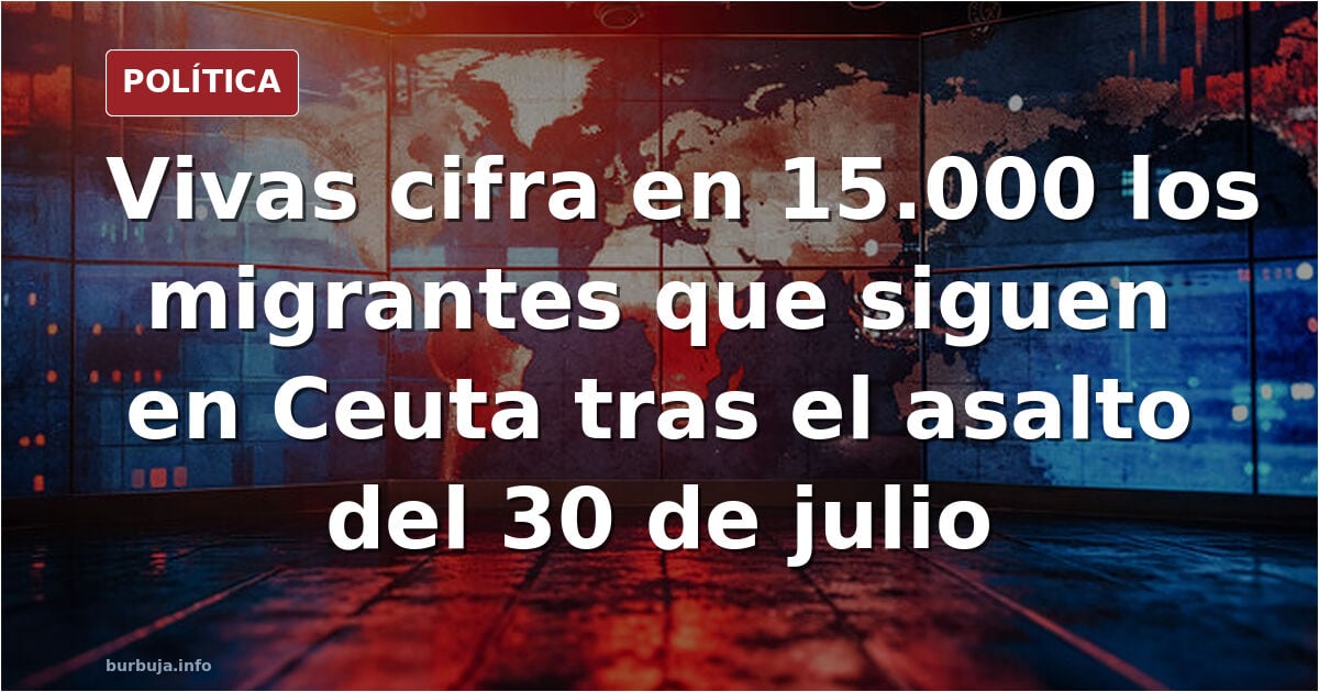 Vivas denuncia que todavía hay 15.000 invasores en Ceuta.