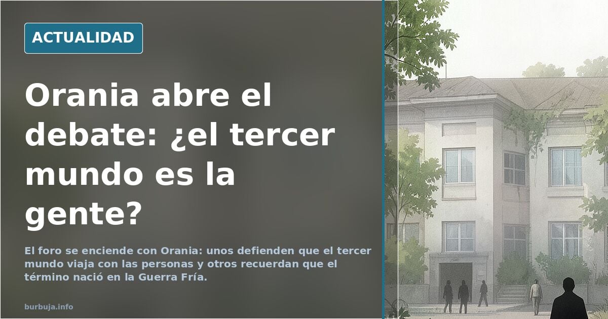 Orania: el tercer mundo no es un lugar, es la gente