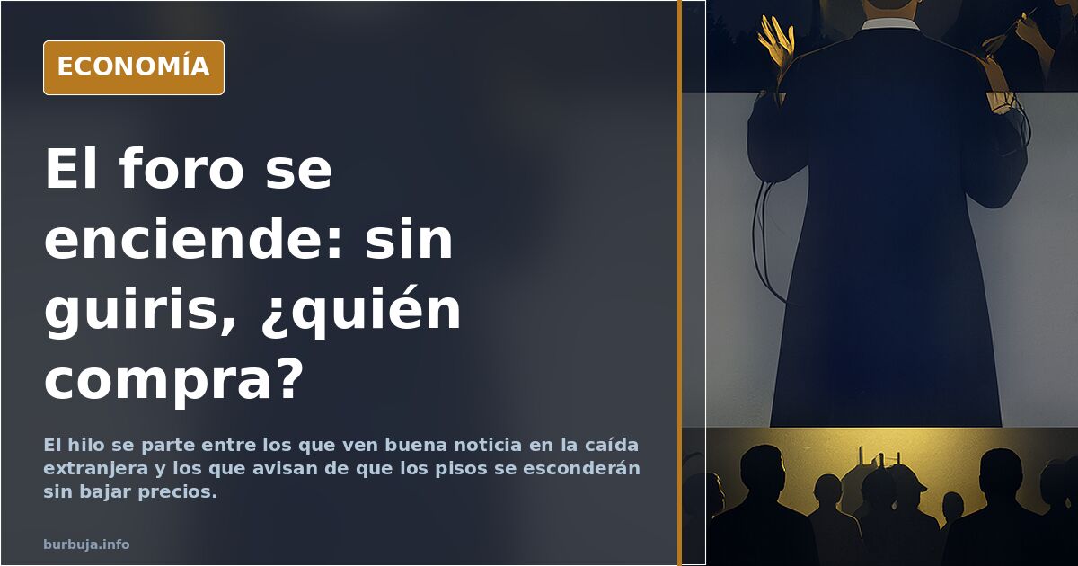 La compraventa por extranjeros se desploma un 13%