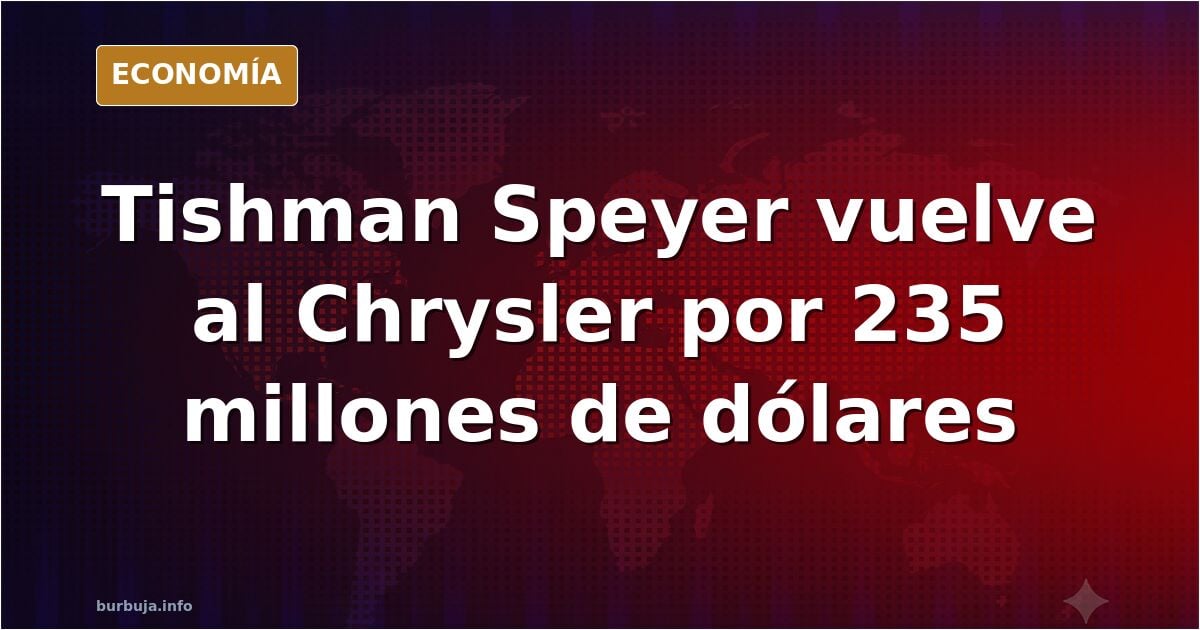 Chrysler, la joya 'art déco' de Manhattan Un grupo de inversores ha comprado la torre de Manhattan por apenas 235 millones de dólares.