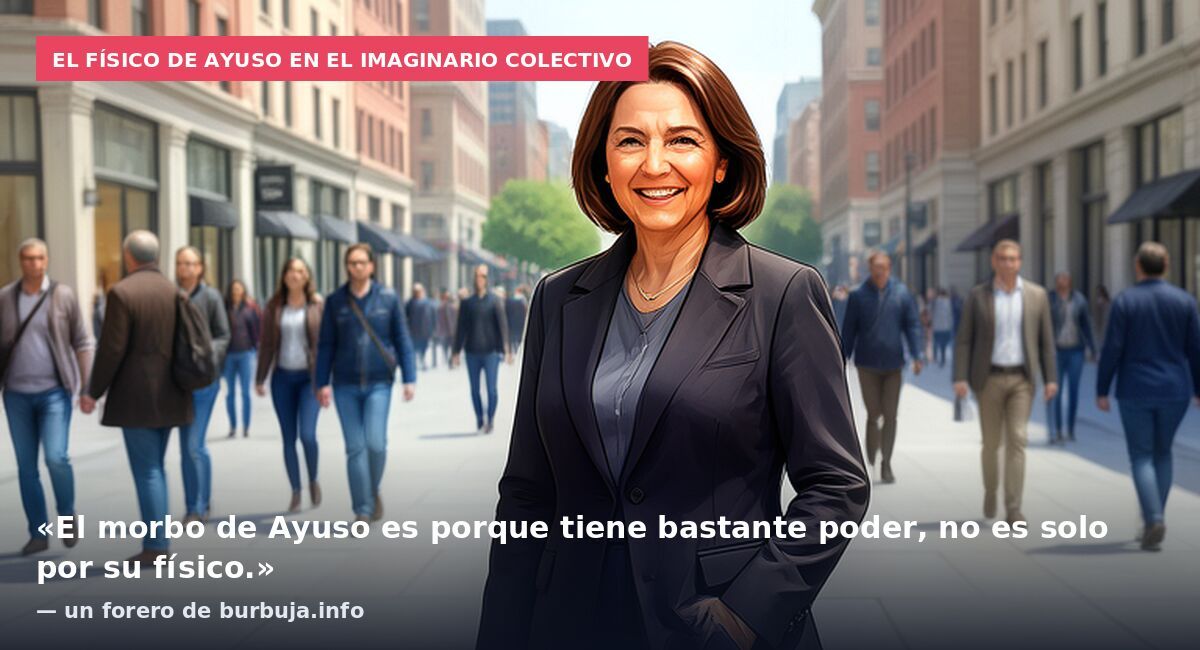 El físico de Ayuso en el imaginario colectivo: «El morbo de Ayuso es porque tiene bastante poder, no es solo por su físico.» — un forero de burbuja.info