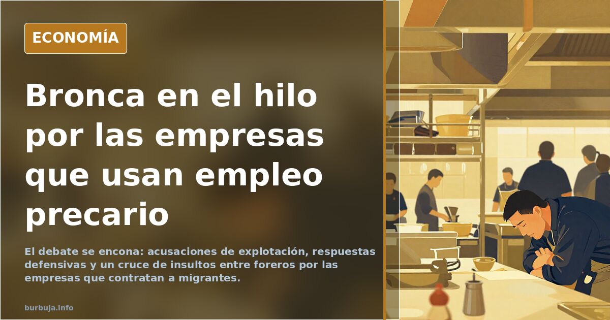 Empresas que viven de empleo precario a inmigrantes desesperados