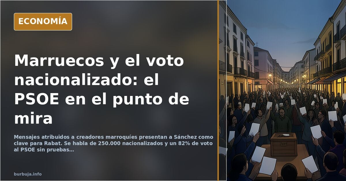 Spaniens PSOE und die Stimmen Eingebürgerter: Botschaften deuten auf Rabat