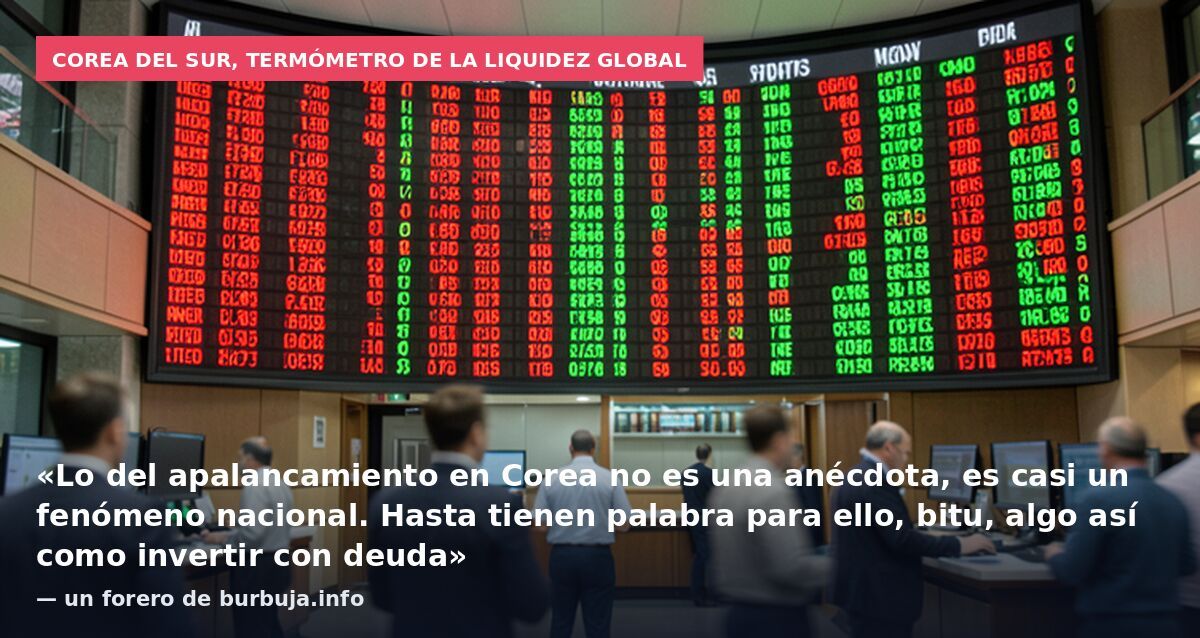 BRUTAL Y URGENTE: El indice surcoreano "KOSPI" ha caído > 21% desde el 1 de Octubre. El primer ministro coreano posteando mensaje evita-suicidios en X