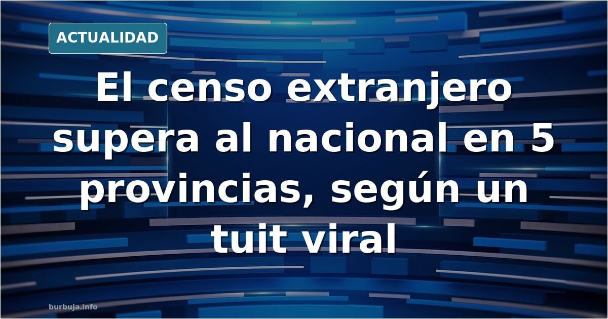 El censo extranjero supera al nacional en 5 provincias españolas. Cómo puede ser esto legal