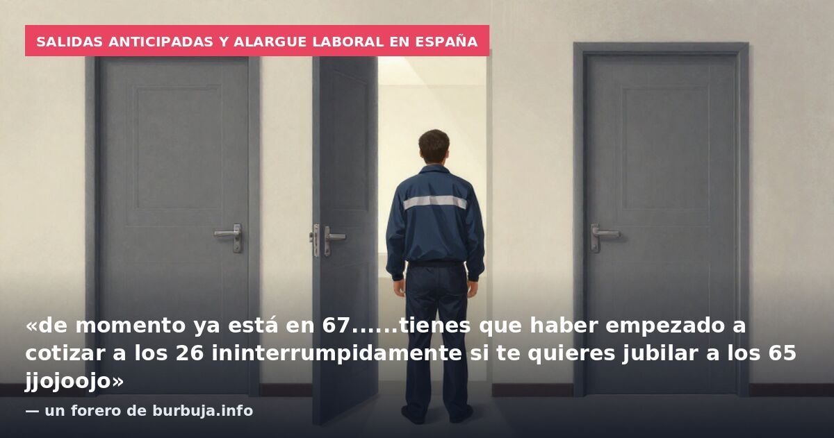 Ya van preparando el terreno para subir la edad de jubilación