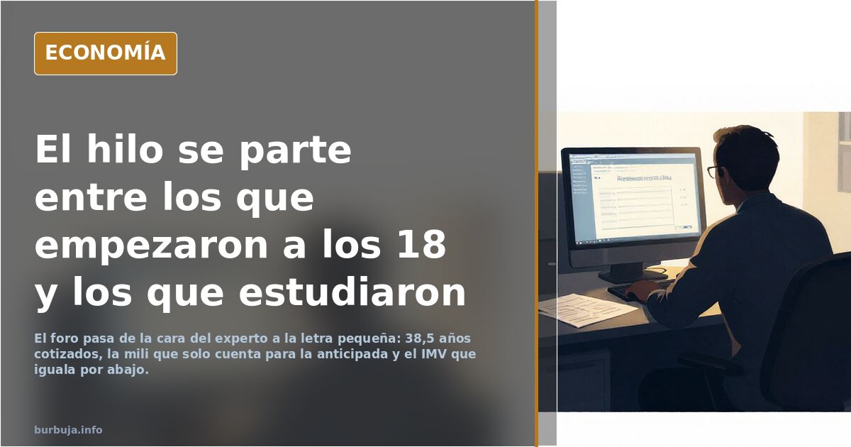 Ya van preparando el terreno para subir la edad de jubilación