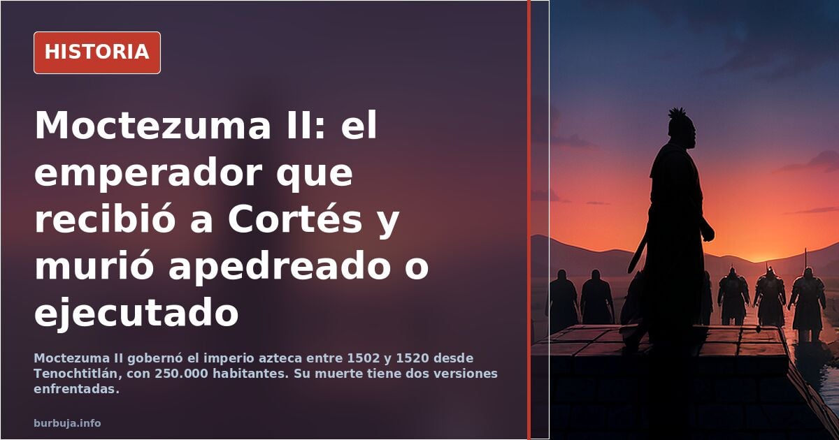 Historia del emperador Moctezuma