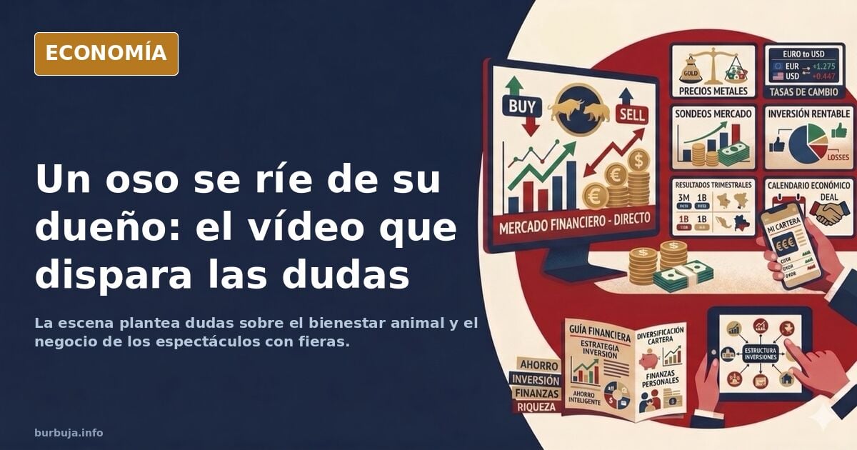 Oso se rie de su dueño