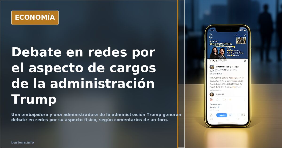 Debate en redes por la estética de dos cargos de la administración Trump