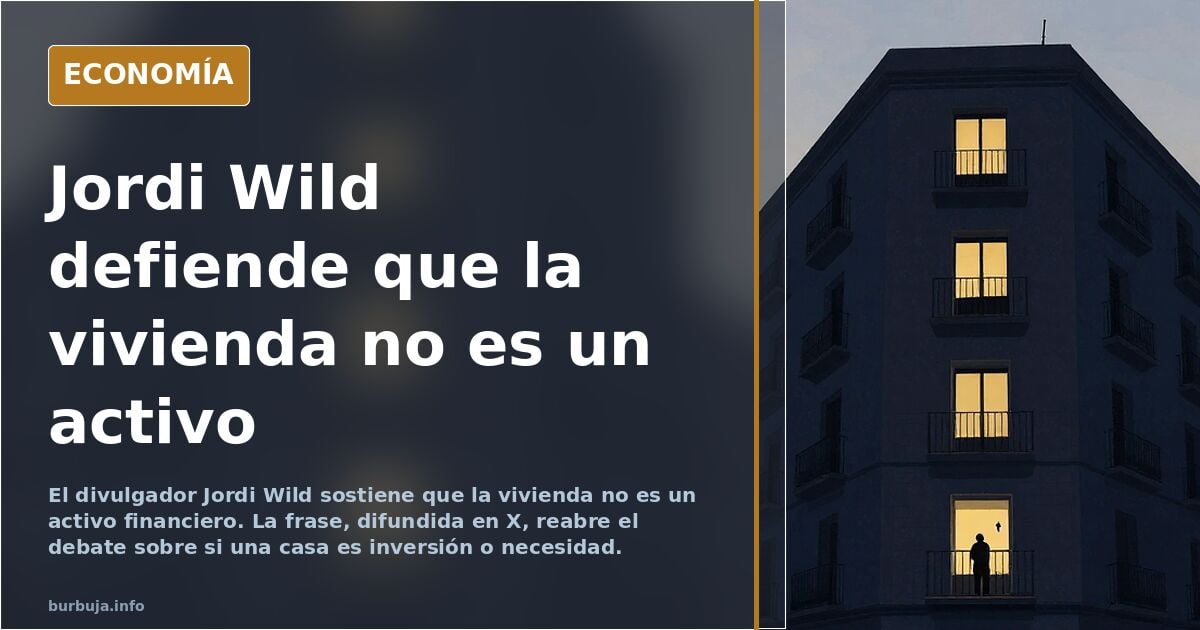 No sabía que Jordi Wild fuera así, ¿qué opináis?