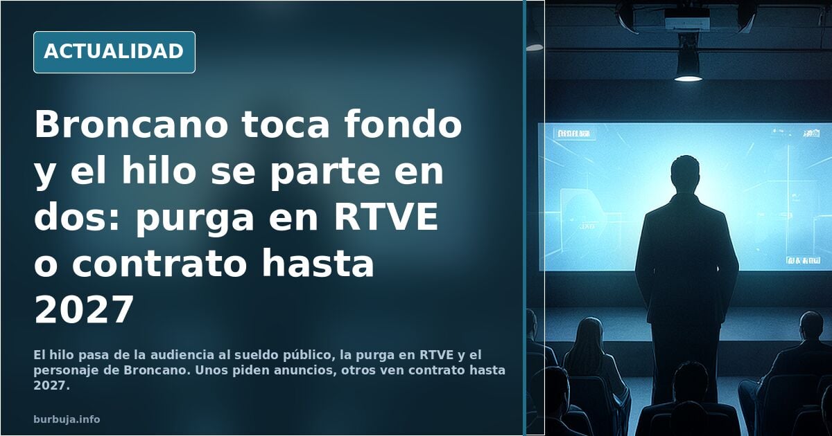 La Revuelta toca fondo: Broncano cae del doble dígito y Horizonte le saca cerca de 250.000 espectadores.