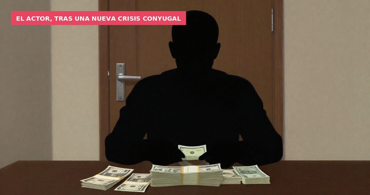 El actor, tras una nueva crisis conyugal