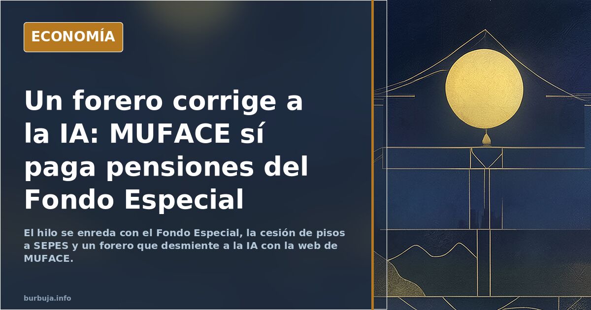 Booomm. Las pensiones de los fucionarios en peligro. Lo dice el Gobierno. MUFACE EXPROPIADO