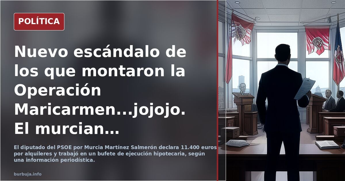 Nuevo escándalo en la Operación Maricarmen: el fundador del bufete