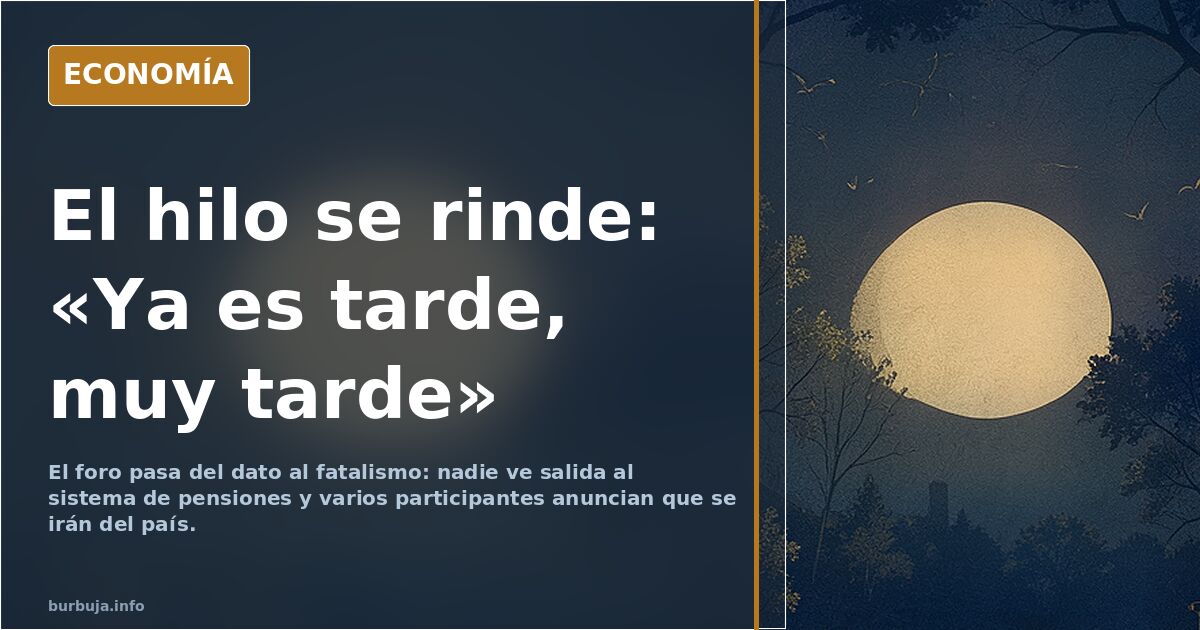 Ya lo reconocen. La inmi gración no ha resuelto las pensiones. NADIE SABE QUÉ HACER!!!  Os digo qué va a pasar…