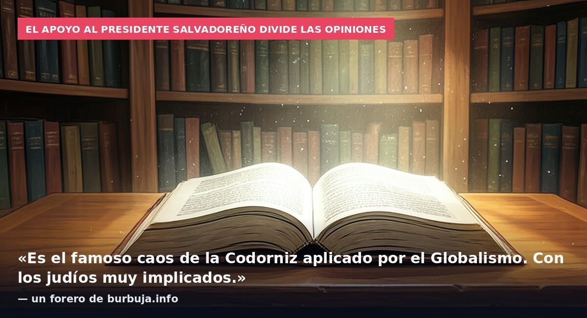 Bueno, este es el video resumen de todo. Es lo que llevábamos aqui advirtiendo muchos años, y nos llamaban conspiranoicos, pero lo dice ahora Bukele.