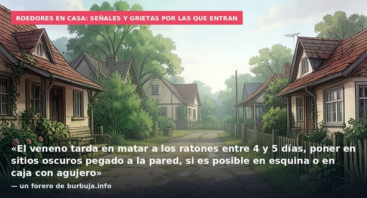 Tengo una ardilla en casa.