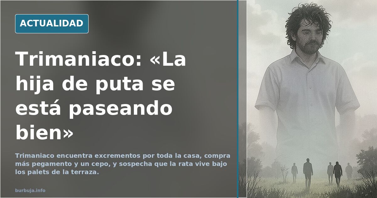 Tengo una ardilla en casa.