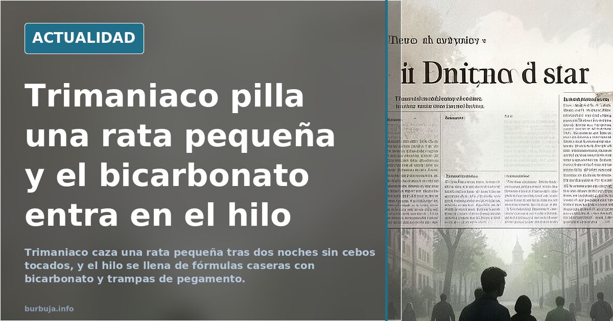 Tengo una ardilla en casa.
