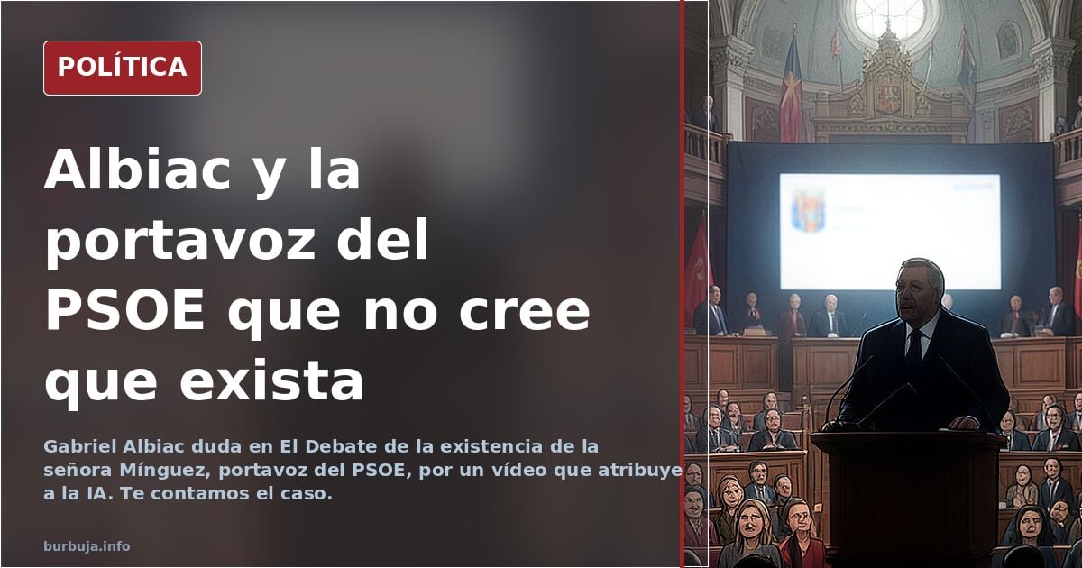 ¿Existe la señora Mínguez? (Gabriel Albiac en El Debate)