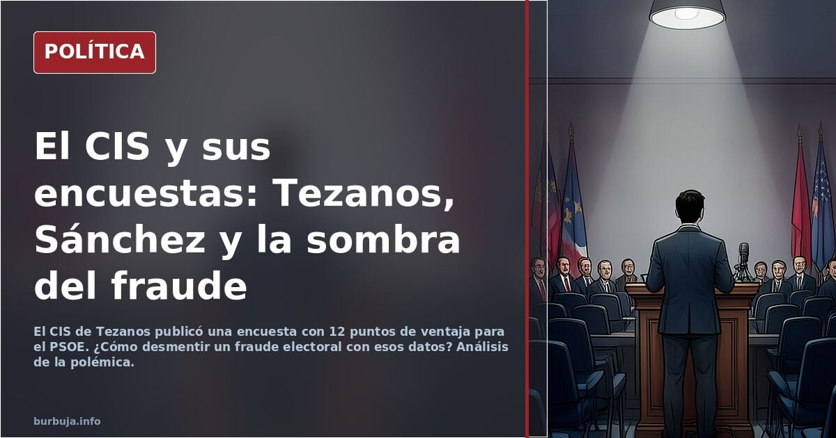 Por qué el CIS da esos resultados (Ramón Pérez Maura en El Debate)
