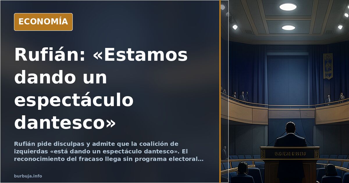 Rufián: «Hemos fracasado o estamos cerca de fracasar»