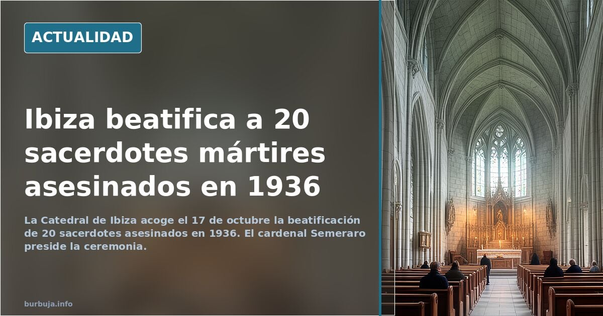 Beatificación de 20 sacerdotes mártires de Ibiza y Formentera