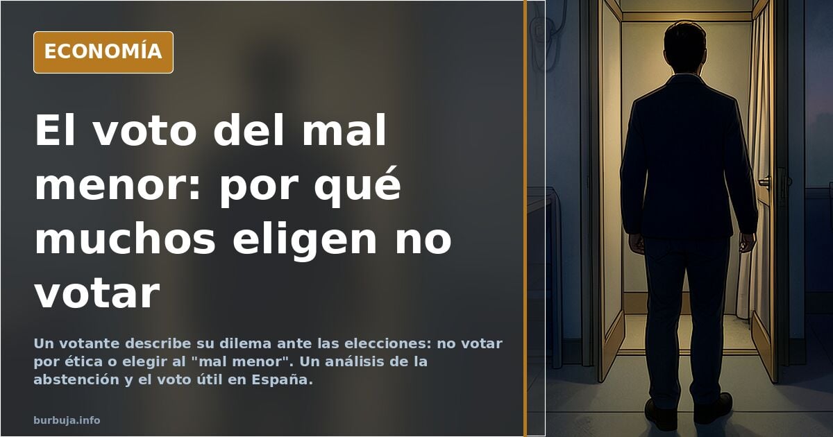 La desolación de votar sin pensar en las consecuencias
