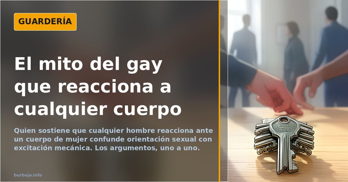 Ilustración cartoon de un hombre señalando un diagrama sobre orientación sexual y deseo dibujado en una pizarra