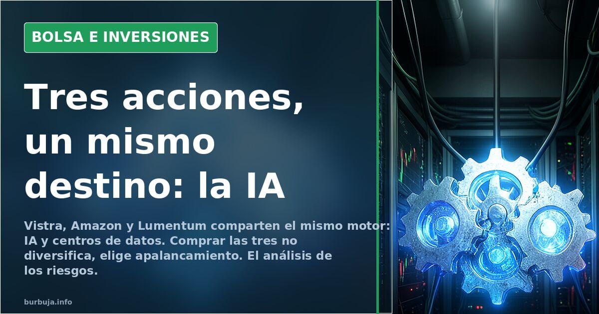 Vistra, Amazon y Lumentum: tres apuestas que van de la mano