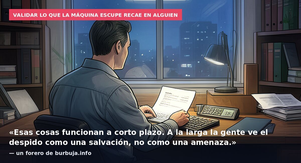 Dejé el trabajo porque todo era urgente y la presión era insoportable