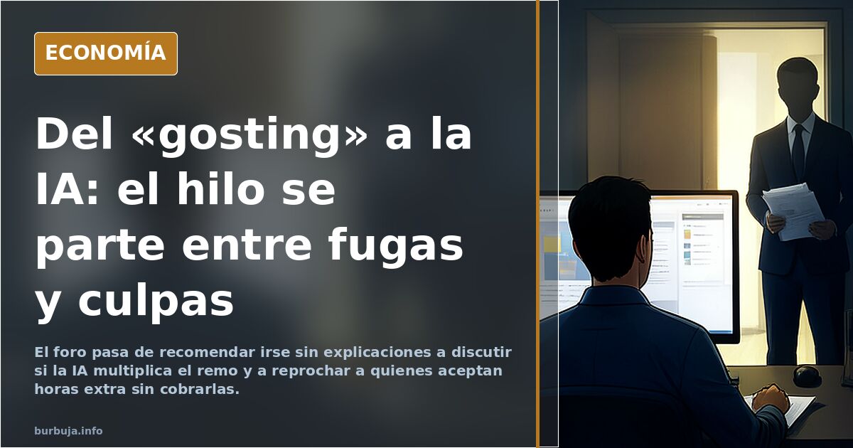 Dejé el trabajo porque todo era urgente y la presión era insoportable